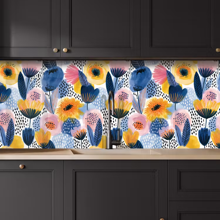 Keuken achterwand - Creatief - Patroon - Kleurrijk — 6