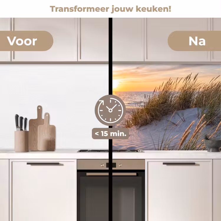 Keuken achterwand - Strand - Zonsondergang - Natuur - Landschap — 2