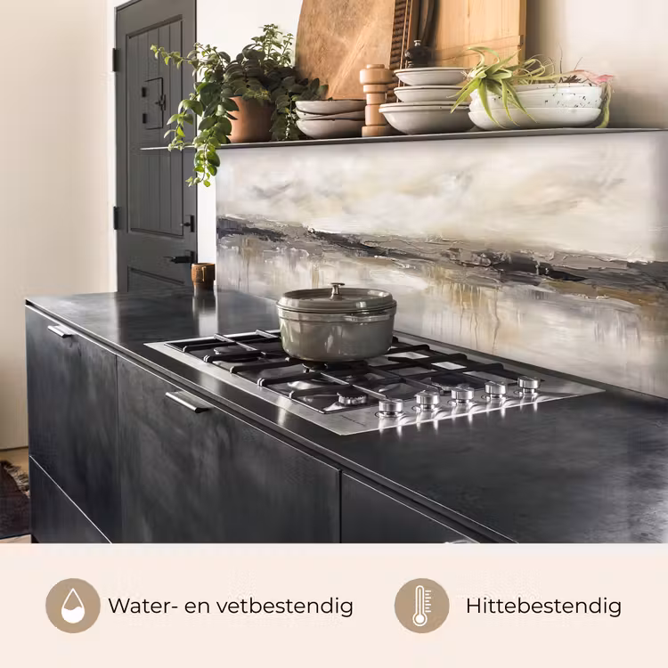 Keuken achterwand - Landschap - Horizon - Natuur - Abstract - Neutraal — 3
