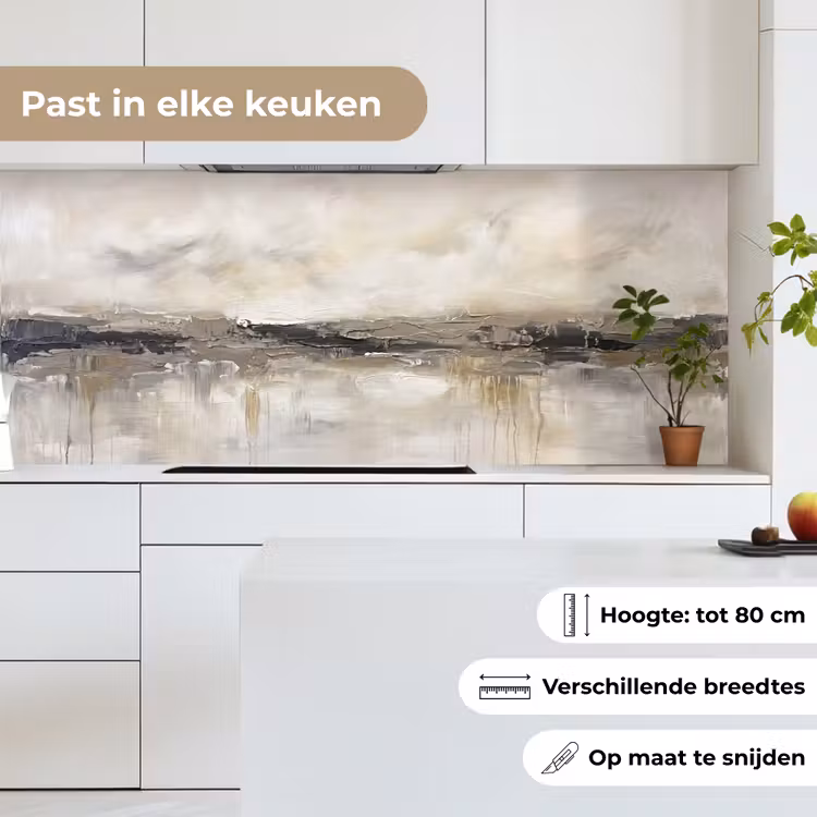 Keuken achterwand - Landschap - Horizon - Natuur - Abstract - Neutraal — 4