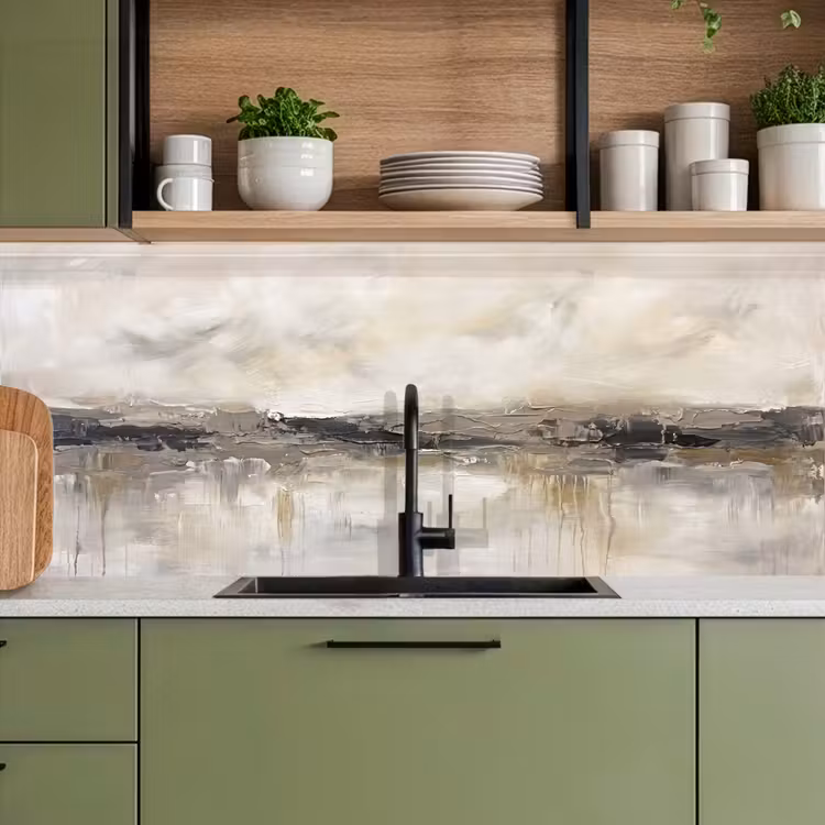 Keuken achterwand - Landschap - Horizon - Natuur - Abstract - Neutraal — 5