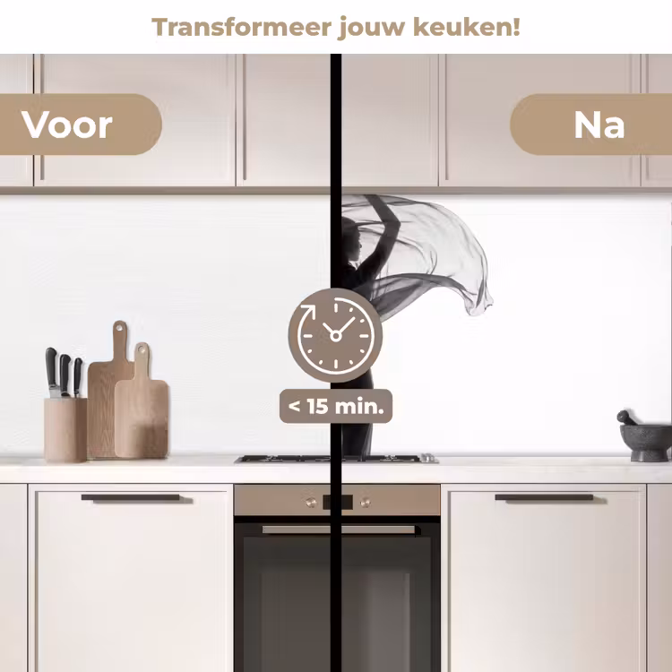 Keuken achterwand - Vrouw - Sluier - Portret - Zwart - Wit - Artistiek — 2