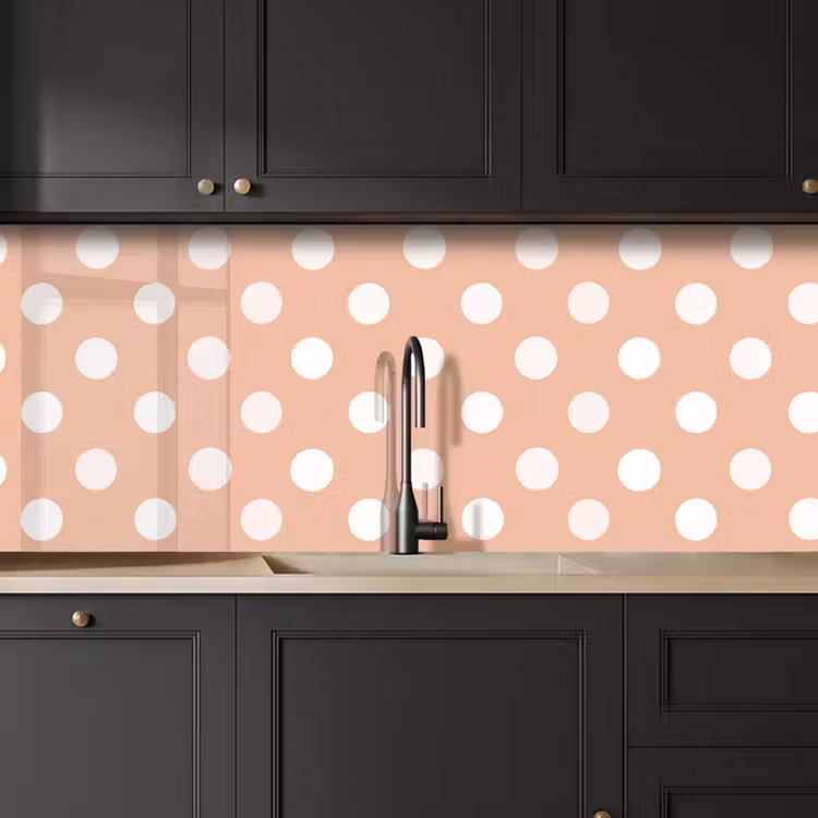 Keuken achterwand - Klassiek - Polka - Perzik — 6