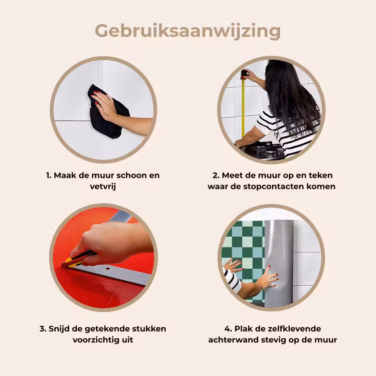Keuken achterwand - Schaakbord - Klassiek - Groen — 7