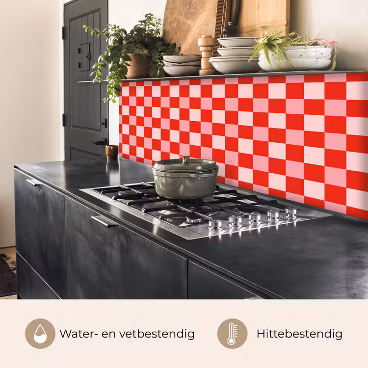 Keuken achterwand - Klassiek - Rood — 3