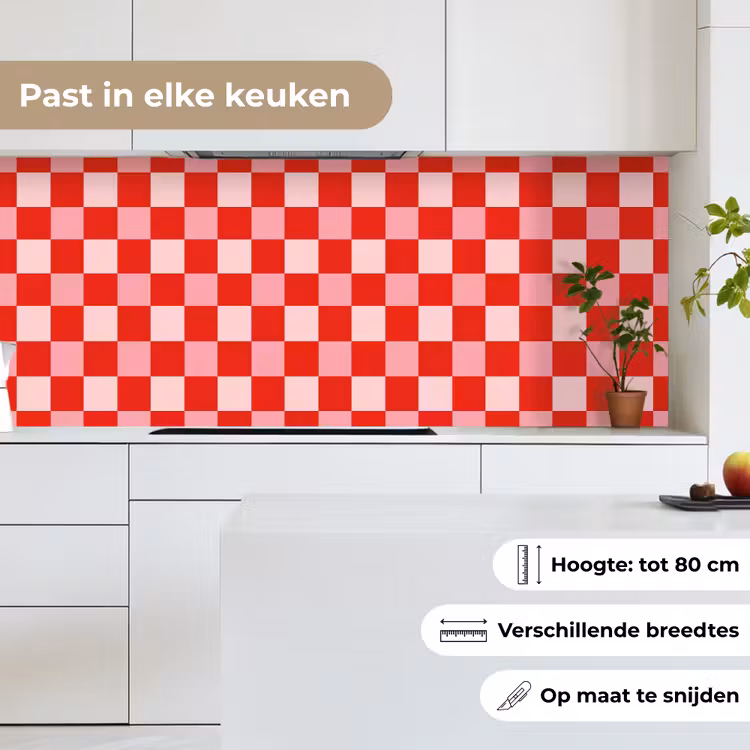 Keuken achterwand - Klassiek - Rood — 4
