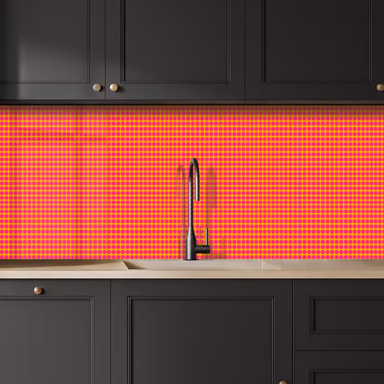 Keuken achterwand - Modern - Stippen - Oranje — 6