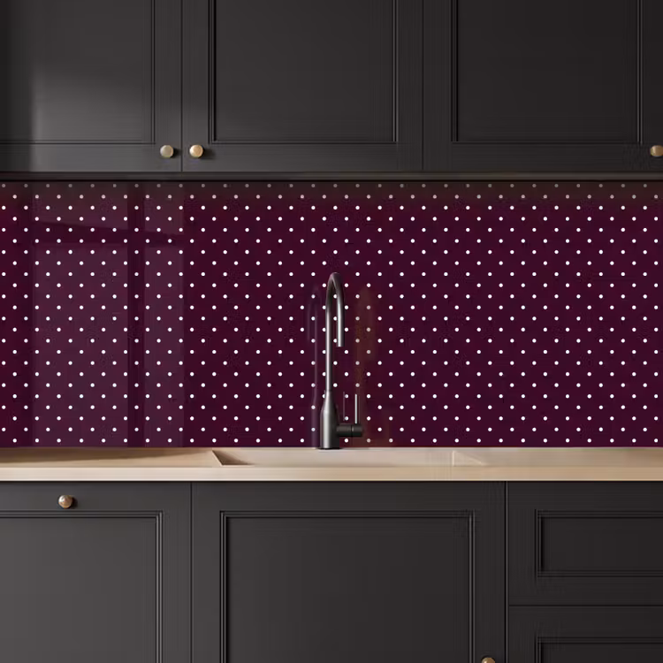 Keuken achterwand - Stippen - Modern - Paars — 6