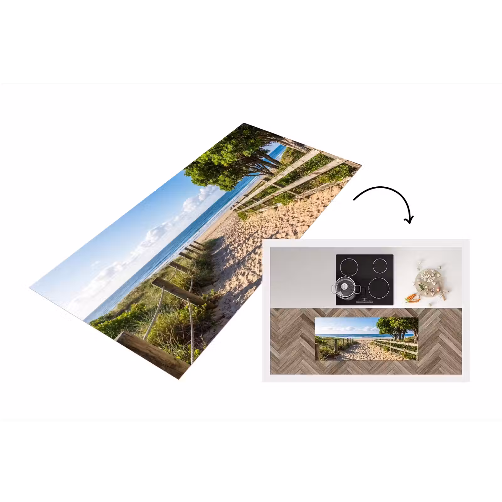 Keukenloper - Strand - Zandpad - Oceaan - Natuur — 1