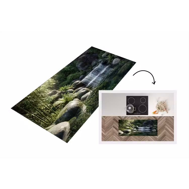 Keukenloper - Beek - Waterval - Natuur - Groen — 1
