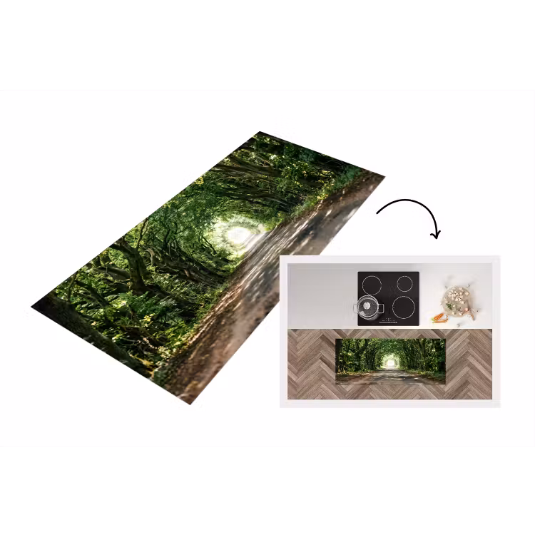 Keukenloper - Weg - Bomen - Natuur - Groen — 1