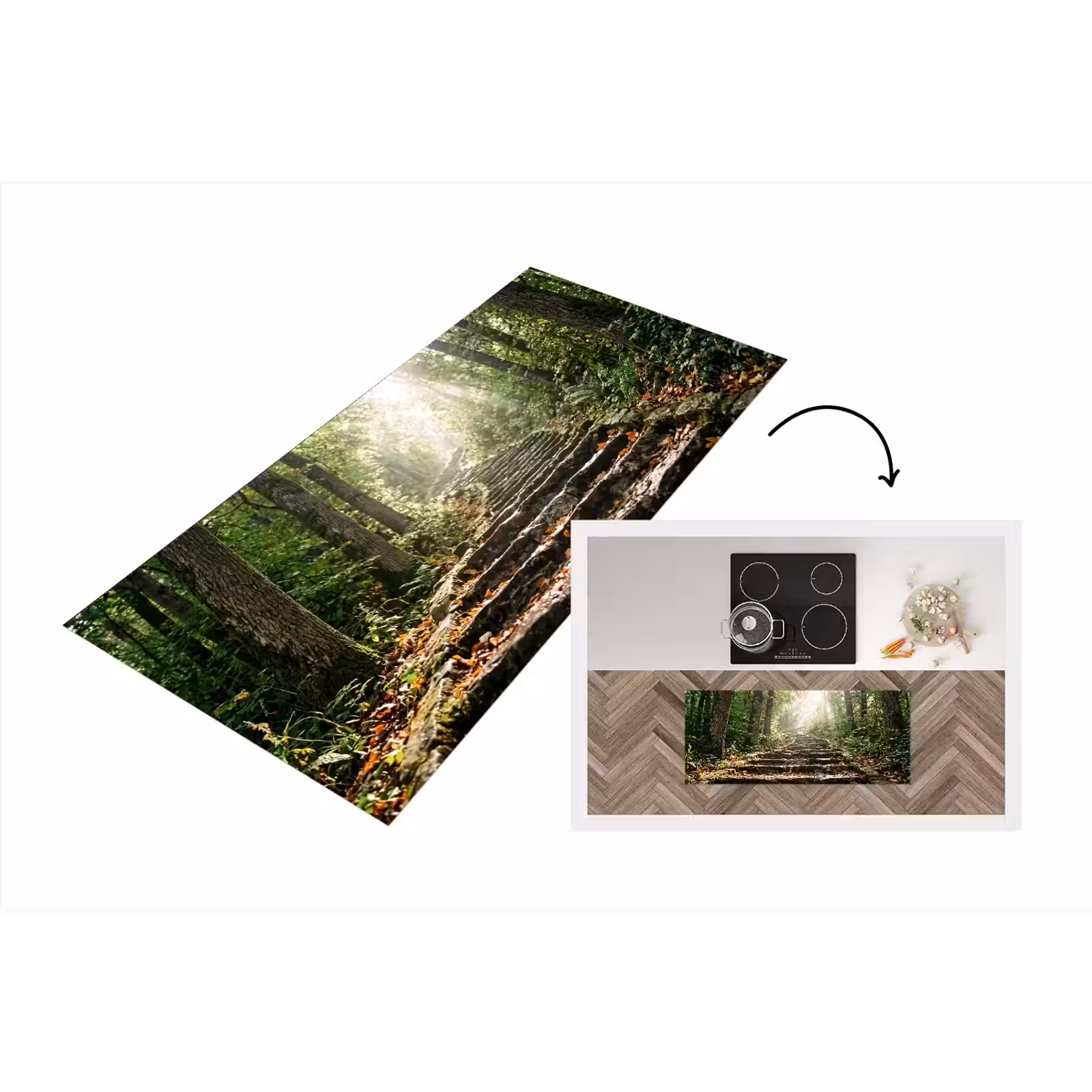Keukenloper - Stenen - Trap - Bos - Natuur — 1