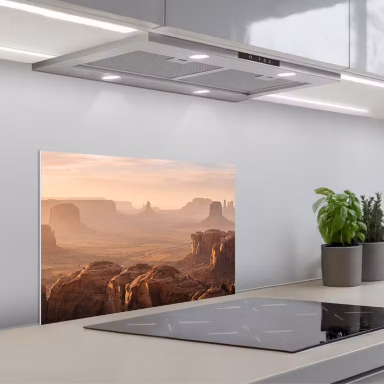 Spatscherm keuken - Woestijn - Landschap - Natuur — 5