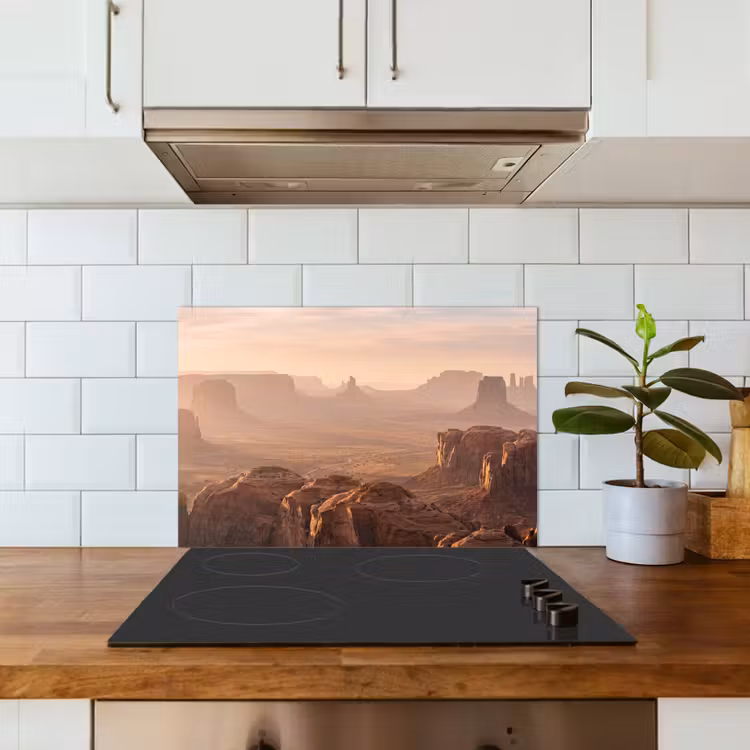 Spatscherm keuken - Woestijn - Landschap - Natuur — 6
