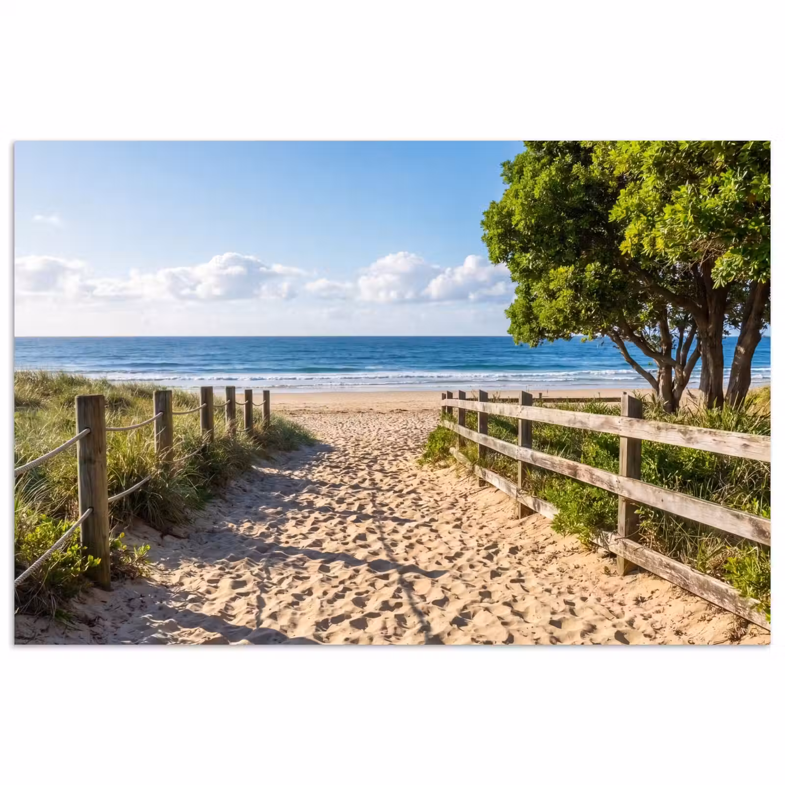 Poster - Strand - Zandpad - Oceaan - Natuur — 1