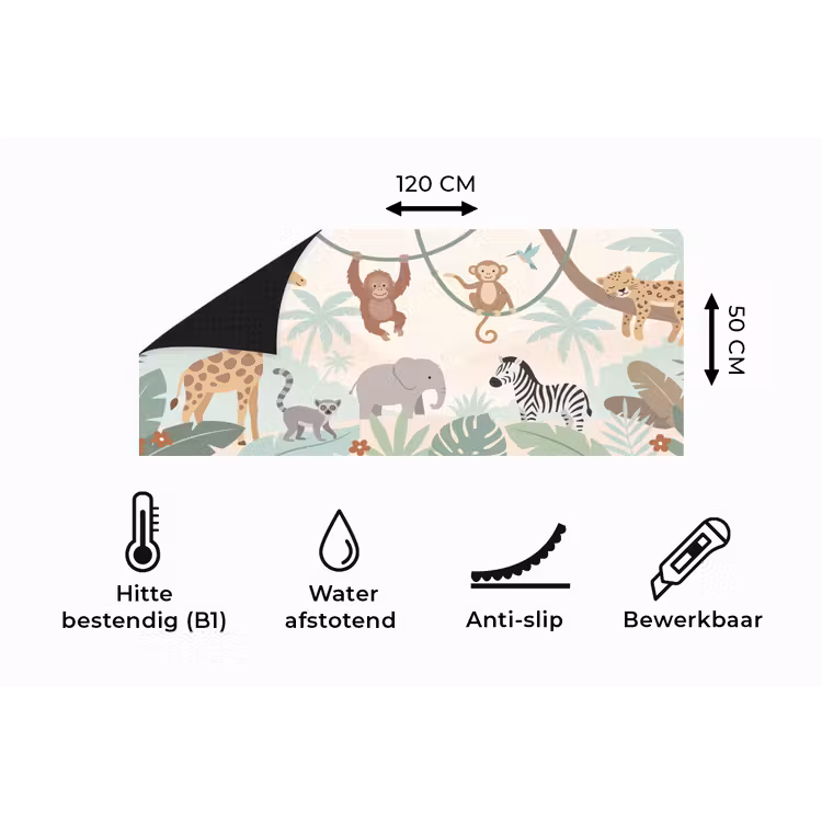 Keukenloper - Jungle - Dieren - Groen — 5