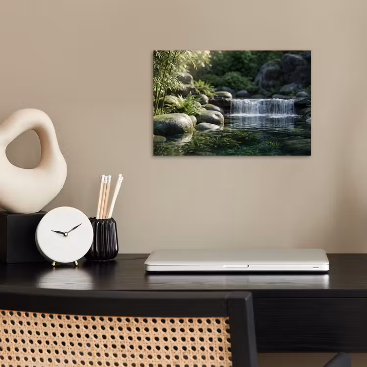 Poster - Beek - Waterval - Natuur - Groen — 2