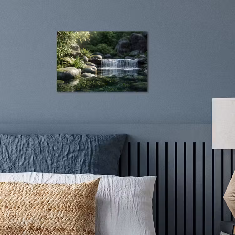 Poster - Beek - Waterval - Natuur - Groen — 3