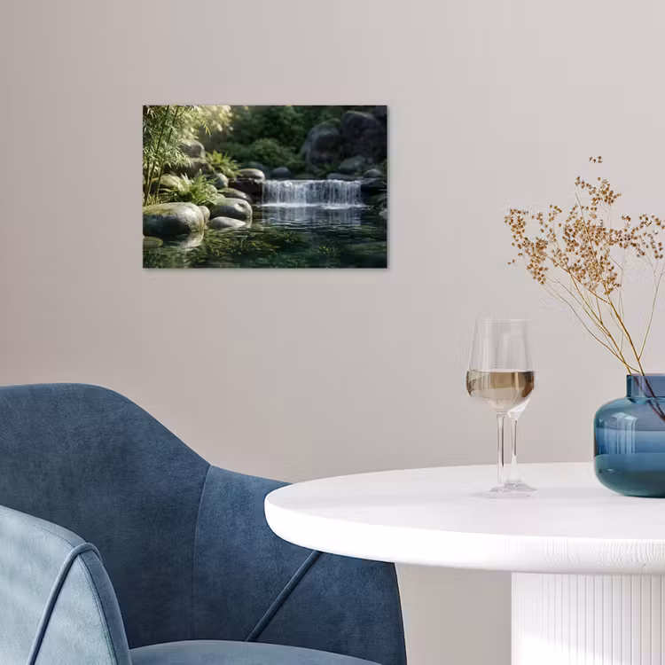 Poster - Beek - Waterval - Natuur - Groen — 4
