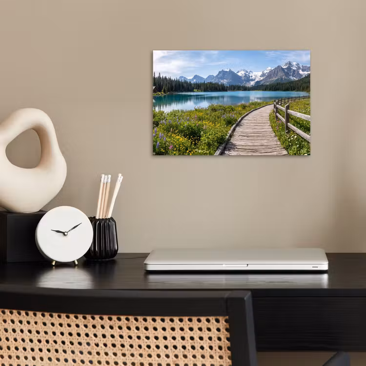 Poster - Bergen - Meer - Landschap - Blauw — 2