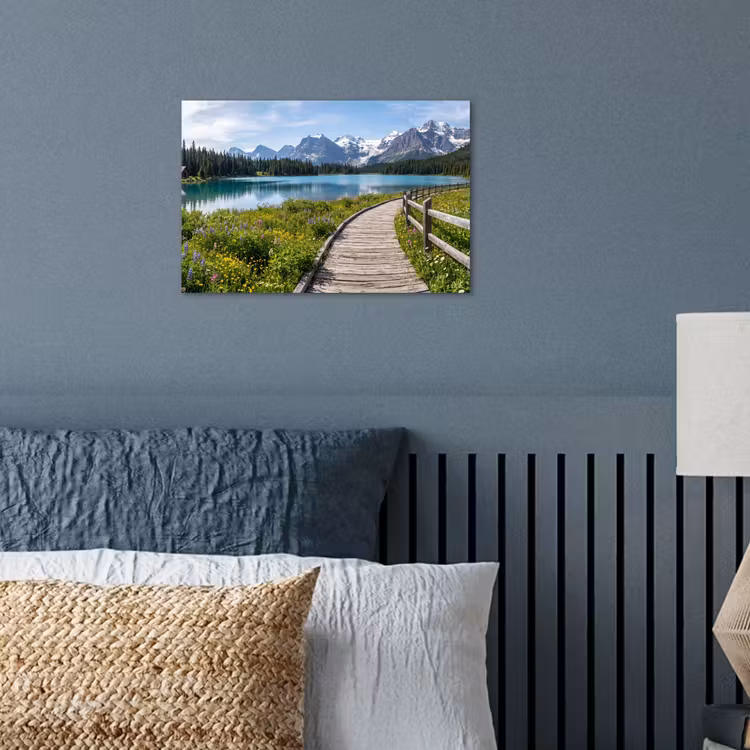 Poster - Bergen - Meer - Landschap - Blauw — 3