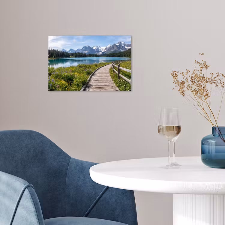 Poster - Bergen - Meer - Landschap - Blauw — 4