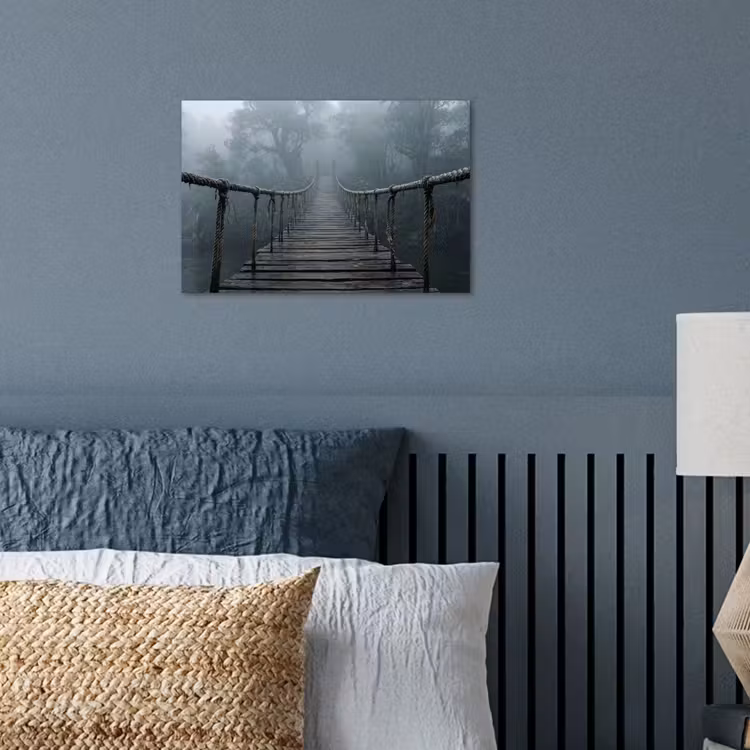 Poster - Brug - Jungle - Mist - Natuur — 3