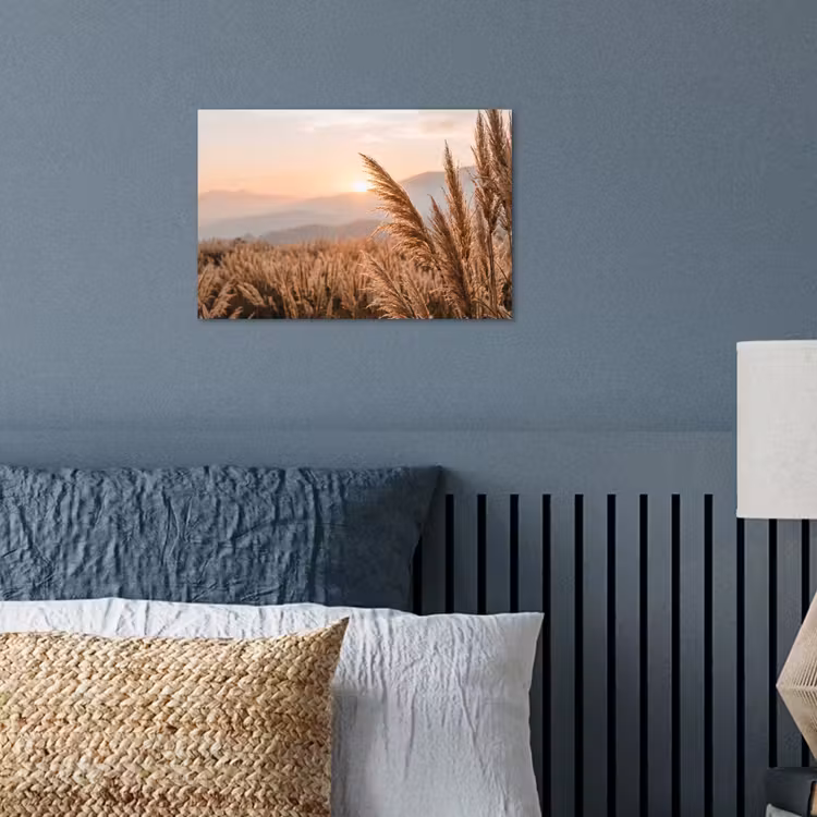 Poster - Gras - Veld - Zon - Natuur — 3