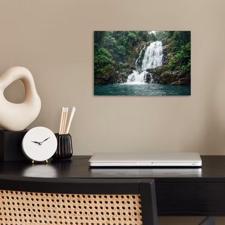 Poster - Waterval - Bos - Natuur - Groen — 2