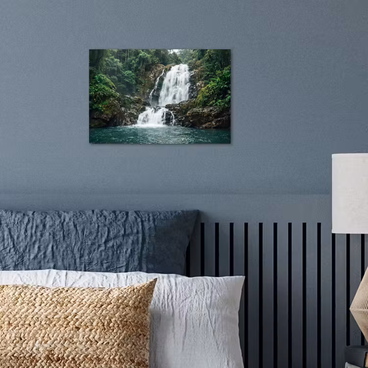 Poster - Waterval - Bos - Natuur - Groen — 3