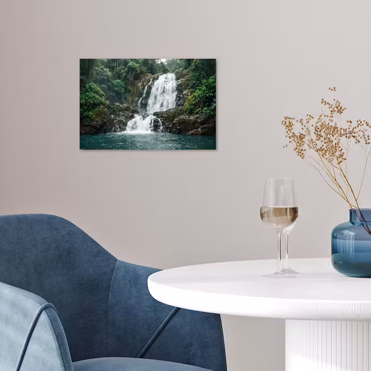 Poster - Waterval - Bos - Natuur - Groen — 4