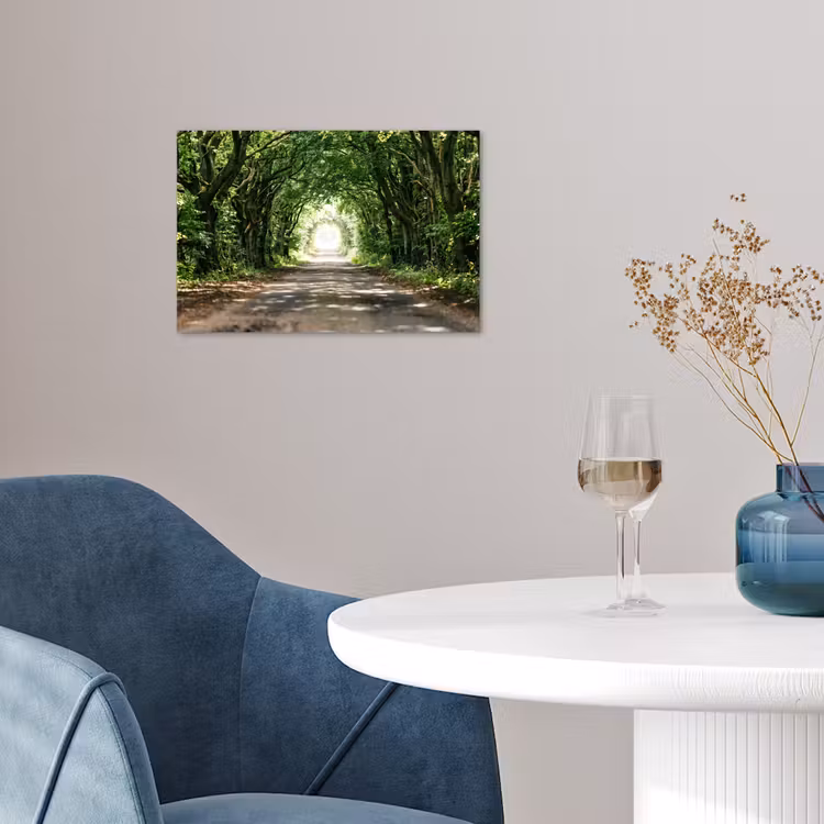 Poster - Weg - Bomen - Natuur - Groen — 4