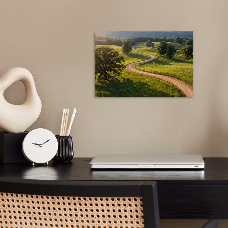 Poster - Weg - Weide - Natuur - Groen — 2