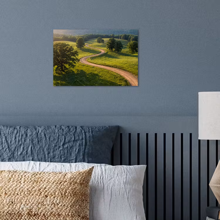 Poster - Weg - Weide - Natuur - Groen — 3
