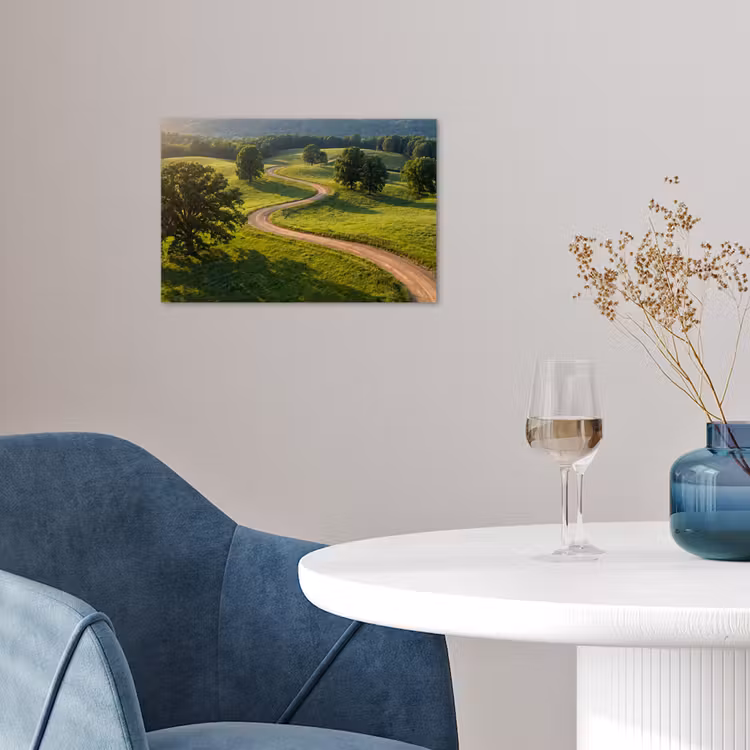 Poster - Weg - Weide - Natuur - Groen — 4