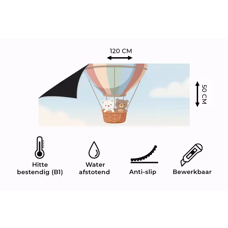 Keukenloper - Luchtballon - Beren - Pastel — 5