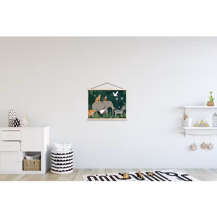 Schoolplaat - Tropisch - Jungle - Groen — 3