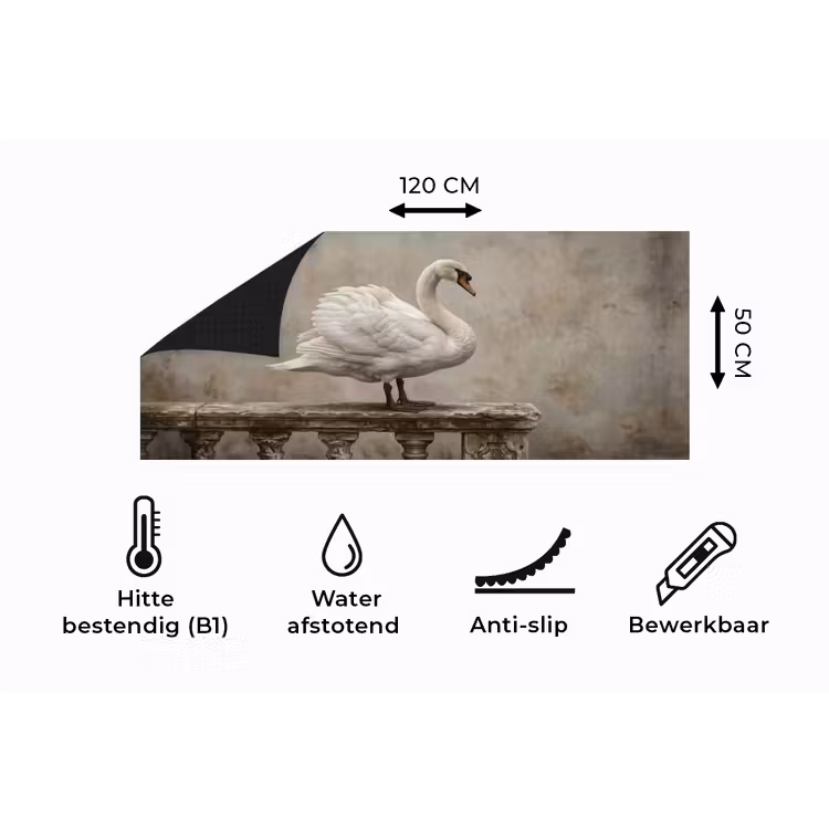 Keukenloper - Zwaan - Elegant - Dieren - Wit — 5
