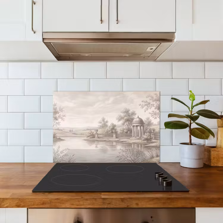 Spatscherm keuken - Terras - Water - Natuur - Landschap — 6