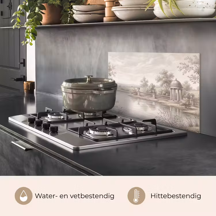 Spatscherm keuken - Terras - Water - Natuur - Landschap — 7
