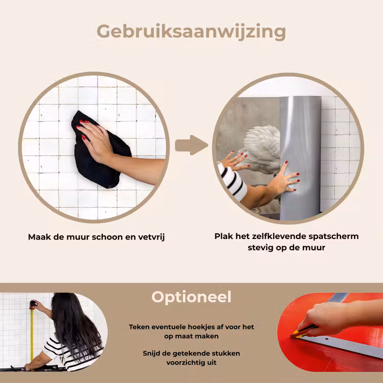 Spatscherm keuken - Zwaan - Elegant - Dieren - Wit — 8