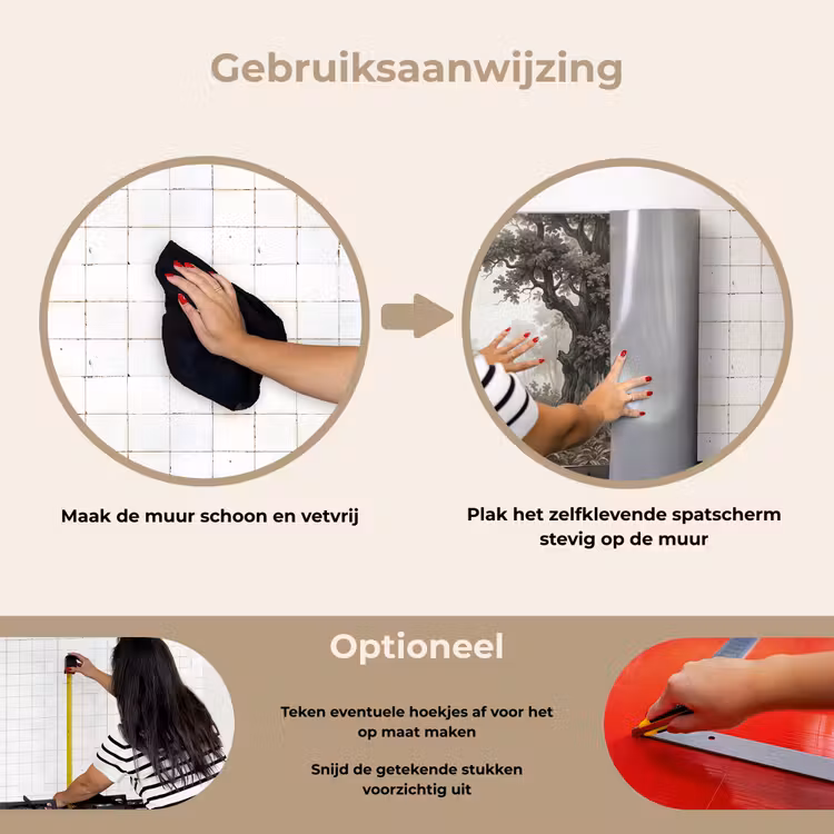 Spatscherm keuken - Natuur - Bos - Eik — 8