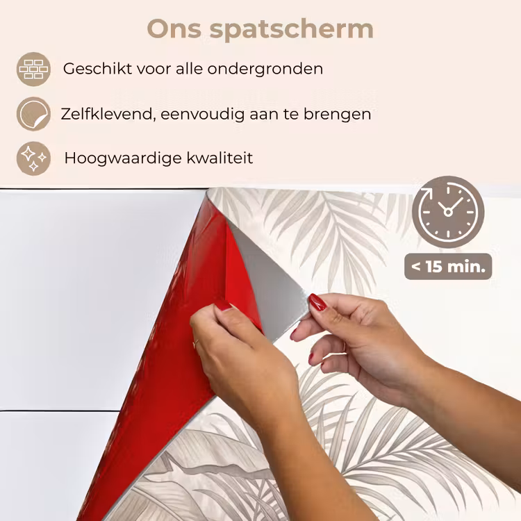Spatscherm keuken - Papagaai - Jungle - Tropisch — 4