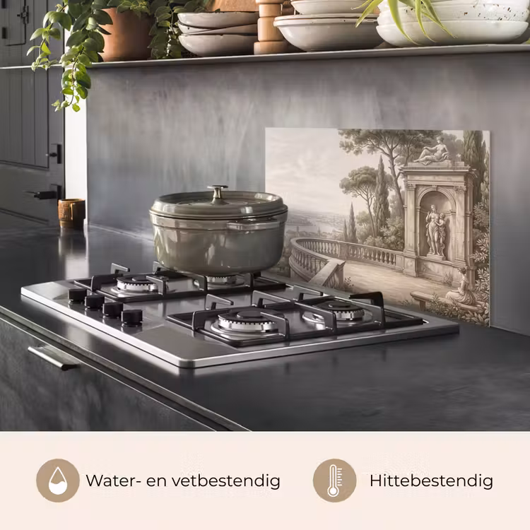 Spatscherm keuken - Terras - Stad - Uitzicht - Rivier — 7