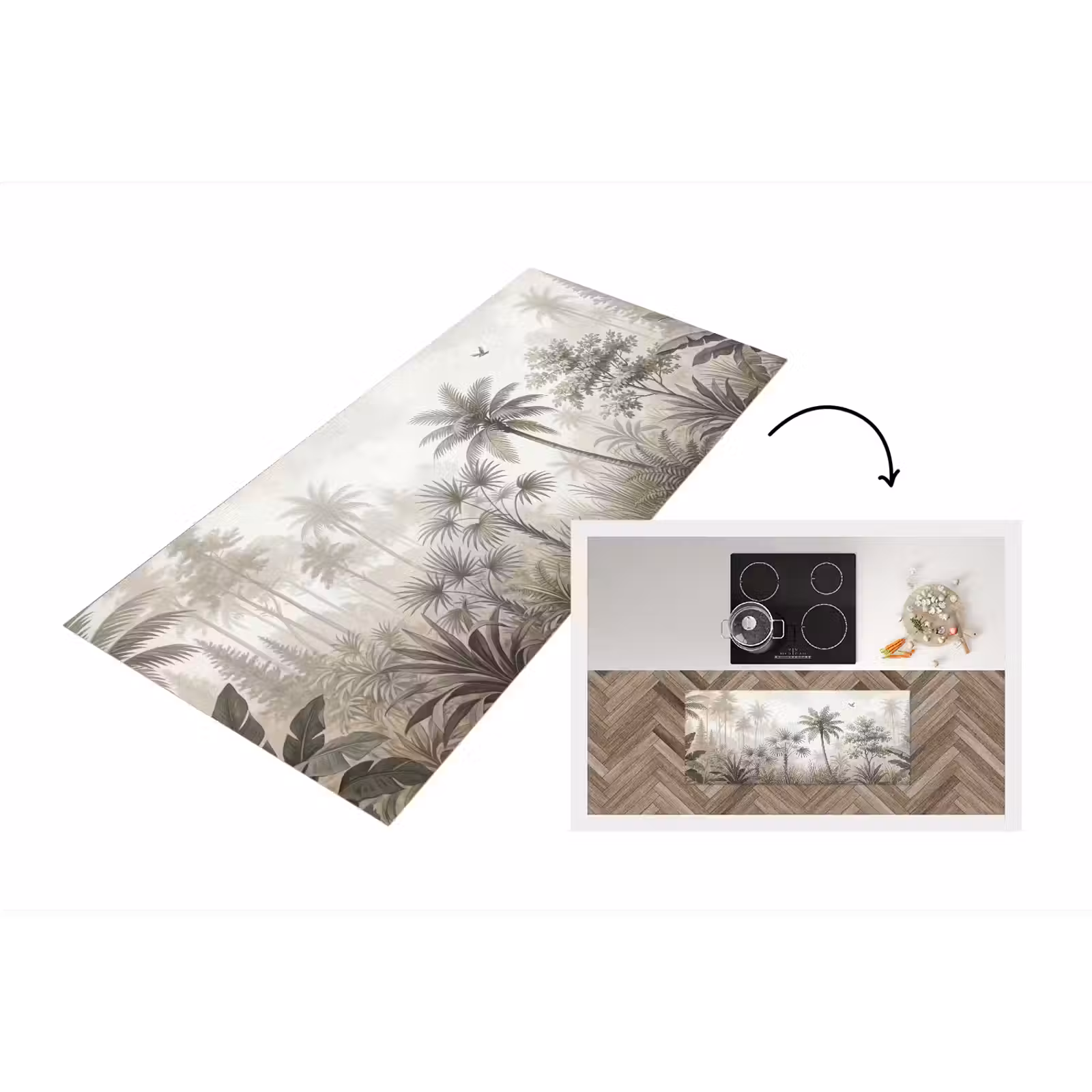 Keukenloper - Jungle - Palmbomen - Natuur — 1