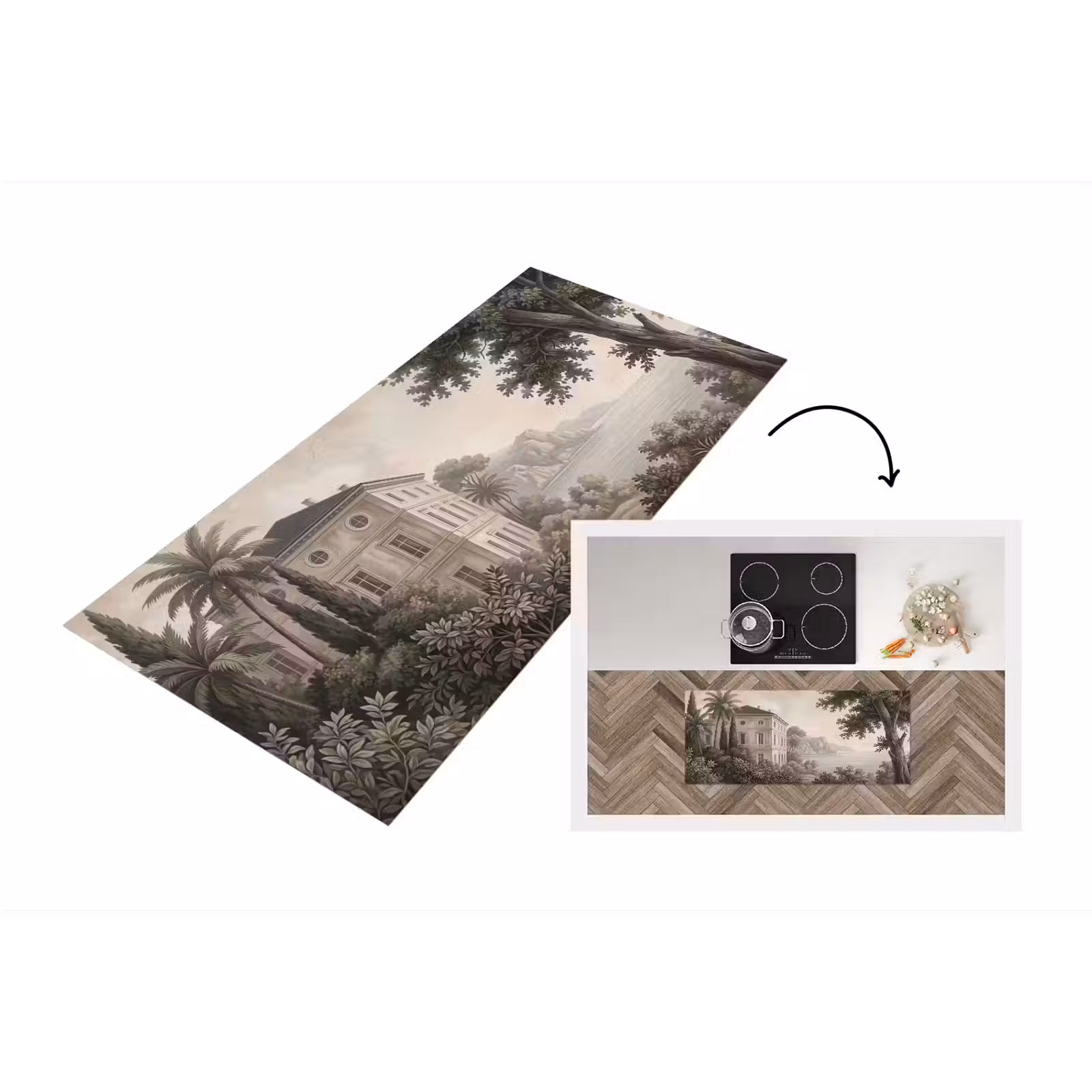 Keukenloper - Zee - Villa - Beige — 1
