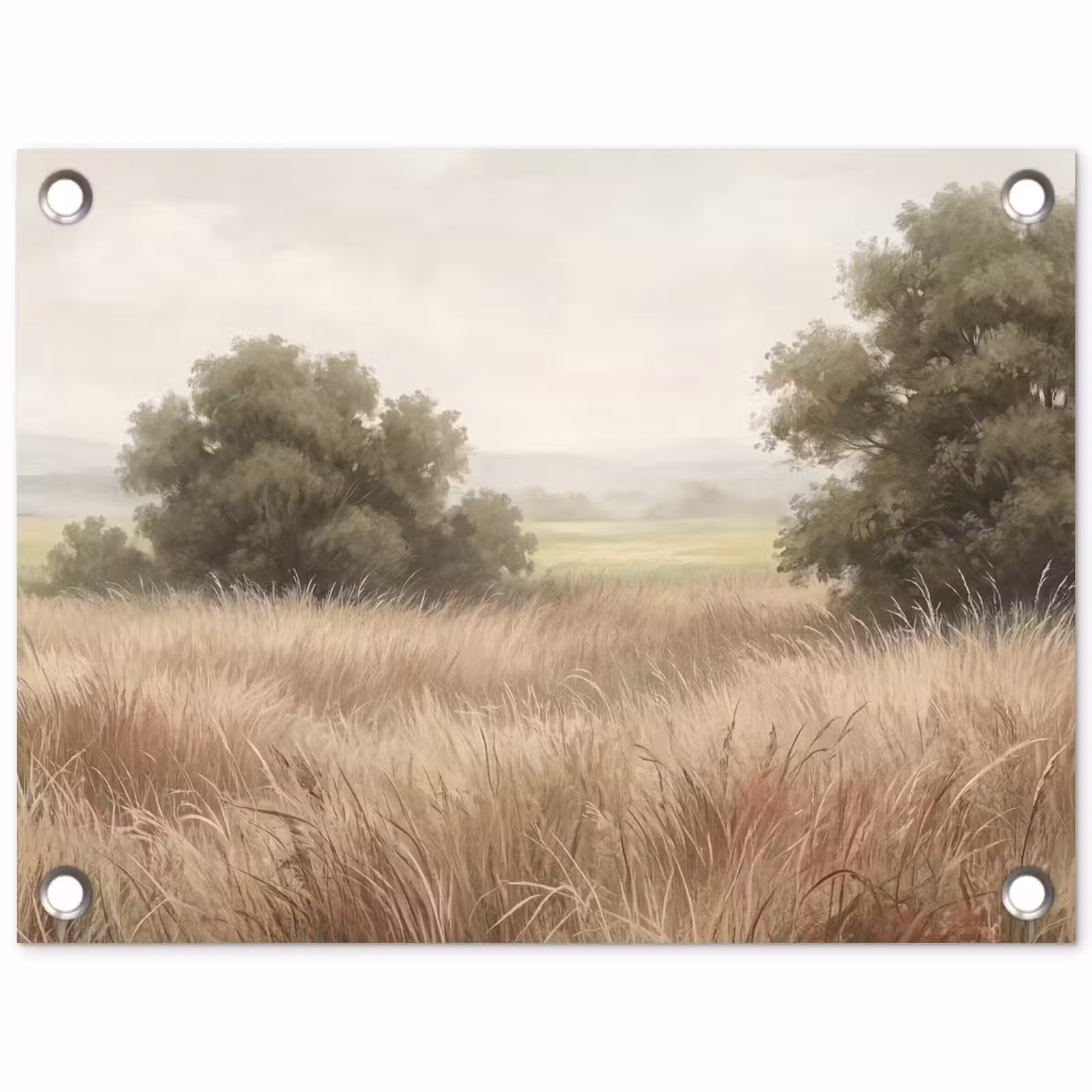 Tuinposter - Landschap - Minimalistisch - Beige — 1