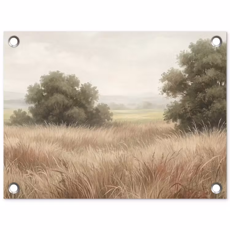 Tuinposter - Landschap - Minimalistisch - Beige — 1