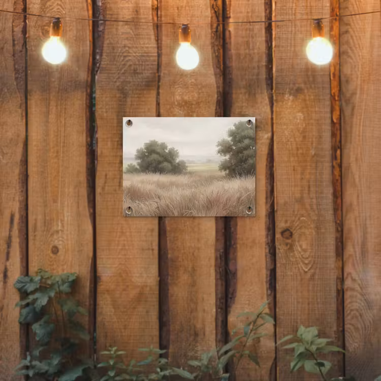 Tuinposter - Landschap - Minimalistisch - Beige — 2
