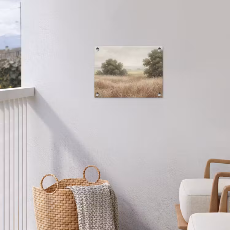 Tuinposter - Landschap - Minimalistisch - Beige — 3